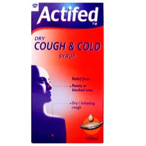 Actifed syrup dry cough 100ml