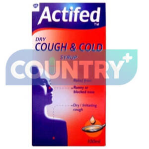 Actifed Cough & Cold Syrup 100ml