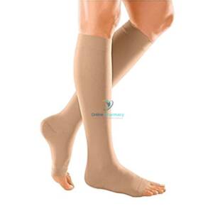 Activa Class 1 Knee Length Open Toe Compression Socks  - 1 Pair