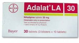 NIFEDIPINE (ADALAT LA) 30MG TABS 30?S