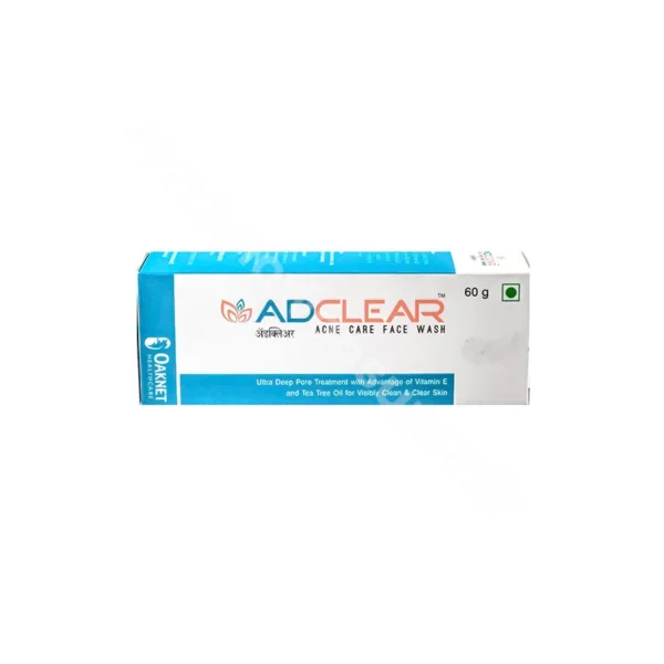 ADCLEAR ACNE CARE FACE WASH 60G