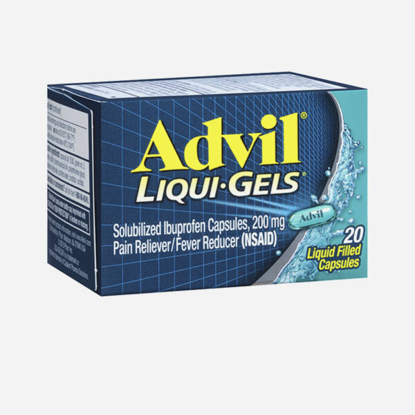 ADVIL (IBUPROFEN) LIQUI-GEL CAPS 20S