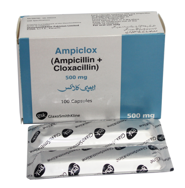 AMICLOX(AMPICLOX) 500MG CAPS 100?