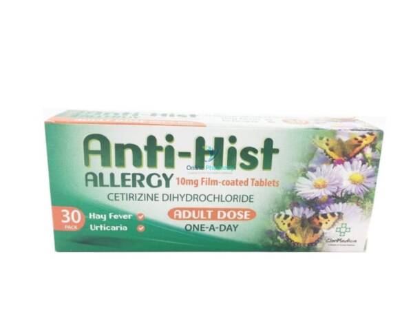 Anti-Hist Cetirizine Tablets - 7/30 Tablets