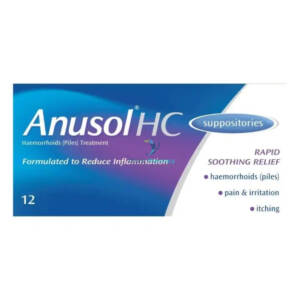 Anusol HC Suppositories - 12 Pack
