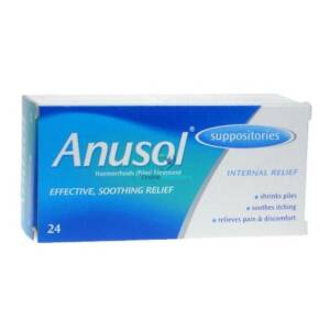 Anusol Suppositories - 12/24 Pack