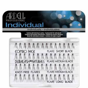 ardell Individual Lash Combo Pack Knot-Free Flare (Short, Medium and Long) black