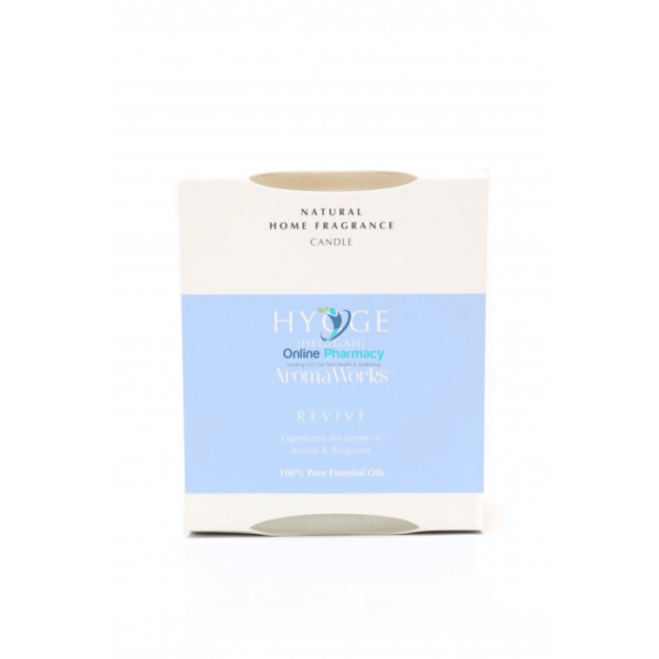 Aroma Works Hygge Revive Amyris & Bergamot Candle