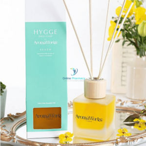 AromaWorks -Hygge Renew Reed Diffuser Basil and Mandarin