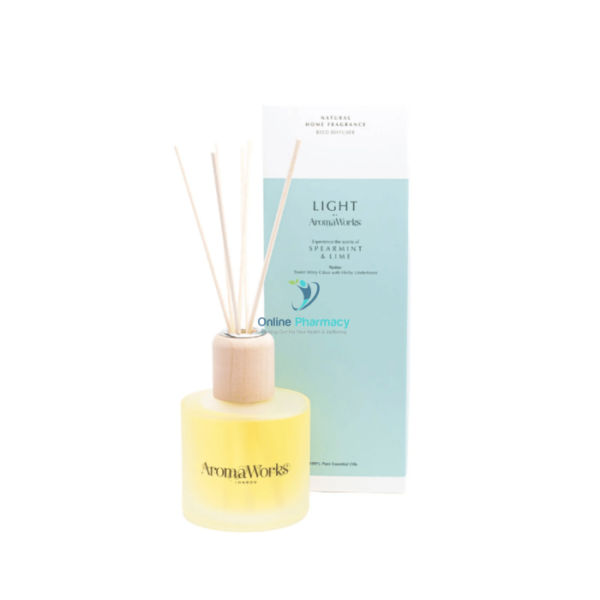 AromaWorks Light Range - Spearmint & Lime Reed Diffuser