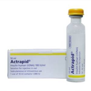 ACTRAPID 100IU/ML X 10ML x 1 VIAL