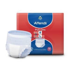 Attends Pull-Ons Pants 8L - 16 Pack