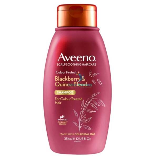 Aveeno Blackberry & Quinoa Shampoo - 300ml bottle