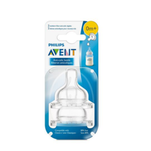 Philips Avent Classic Anti Colic Teats 0 Months+ 2 Pack
