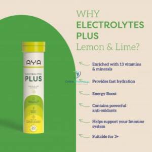 AYA Electrolyte Lemon & Lime - 20 Pack