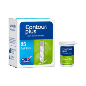 Contour Plus Blood Glucose Test Strip I 25s pack