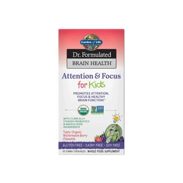 Garden of Life Dr. Formulated Brain Health Attention & Focus Kids