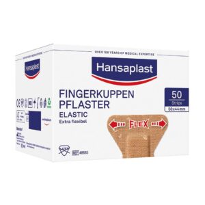 Hansaplast Elastic fingertip plaster, 4.4  x 5 cm (50 pcs.)