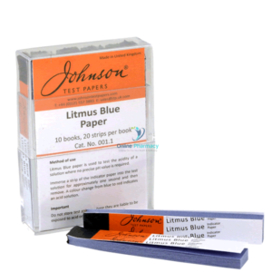 Blue Litmus Paper Strips - 10 Books (200 Total)