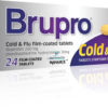 Brupro Cold & Flu 200mg/30mg film-coated tablets 24s