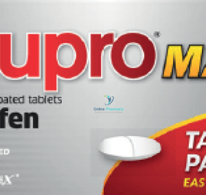 Brupro Max 400mg Ibuprofen Tablets - 12 Pack