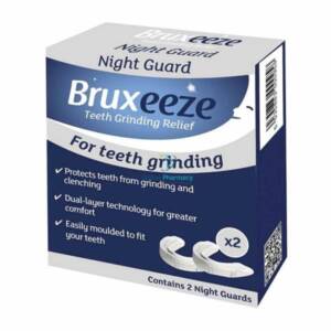 Bruxeeze Night Guard Teeth Grinding Relief -  2 Pack