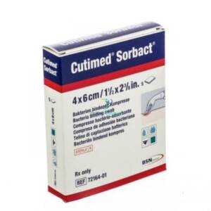 BSN Cutimed Sorbact Swabs - 4cm X 6cm