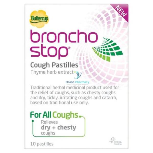 Buttercup Bronchostop Cough Pastilles - 10/20 Pack