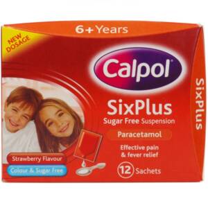 CALPOL SIX- PLUS SATCHETS 12S