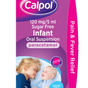 Calpol 2+ Months Strawberry Sugar Free Suspension - 60ml/140ml