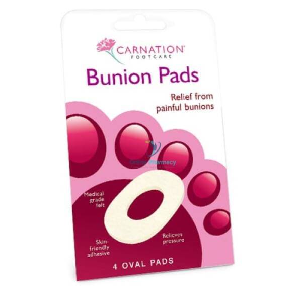 Carnation Bunion Pads - 4 Pads