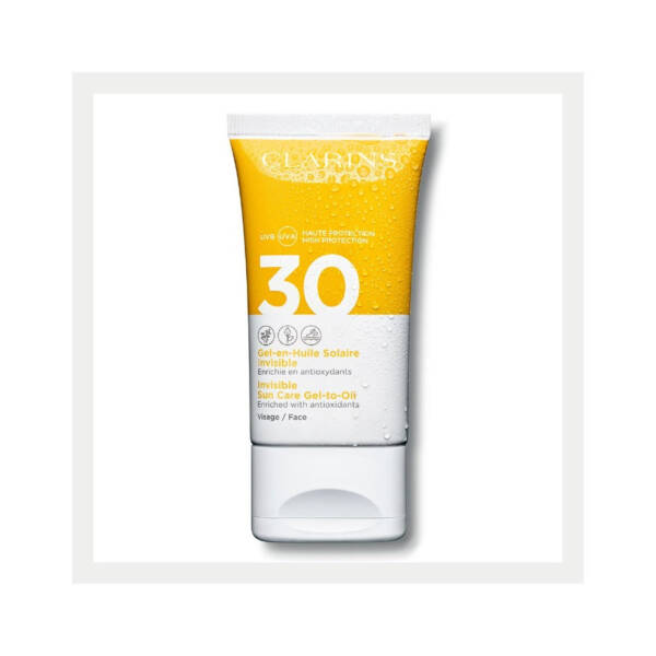 Clarins Invisible Gel-in-Oil Sun Care UVA/UVB 30