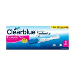 Clearblue Rapid Detection Pregnancy Test - 1/2 Pack