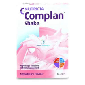 Complan Nutritional Shake Strawberry - 4 x 57g
