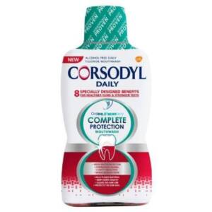 Corsodyl Complete Fresh Mint Mouthwash - 500ml