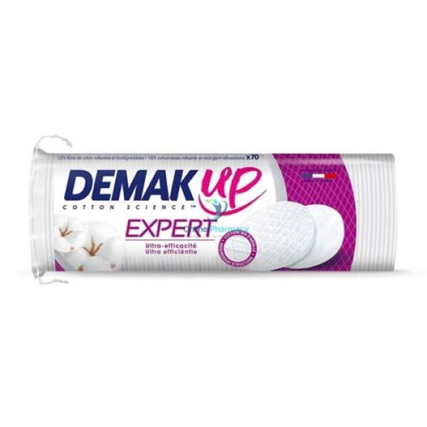 Demak Up Expert Cotton Pads (Round) - 70 Pack
