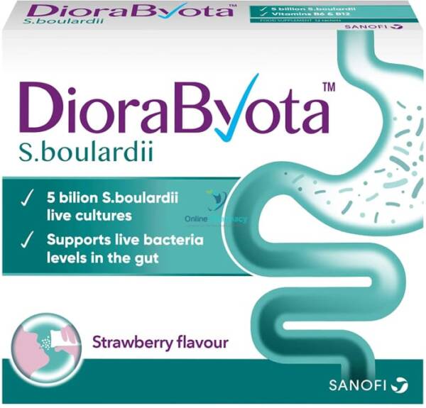 DioraByota S.Boulardii Oral Powder Sachets - 24 Pack
