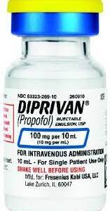 PROPOFOL (DIPRIVAN) 2% INJECTION 50ML 5?S