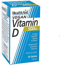 HEALTHAID VITAMIN D 500IU CAPS 60?S