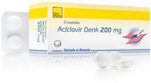 ACYCLOVIR-DENK TABS 200MG PER STRIP