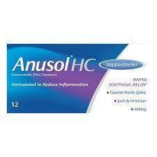 ANUSOL HC SUPPOSITORIES 12?
