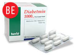 METFORMIN(DIABETMIN) 1000MG TABS 100?S PER TABLET