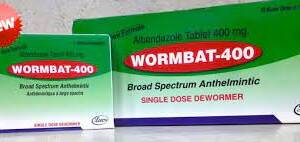 WORMBAT 400MG X 20