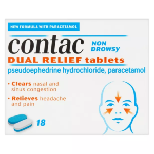 CONTAC DUAL RELIEF NON DROWSY TABS 18?S