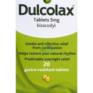 Dulcolax 5mg Gastro Resistant Tablets - 20/40/60/100 Pack