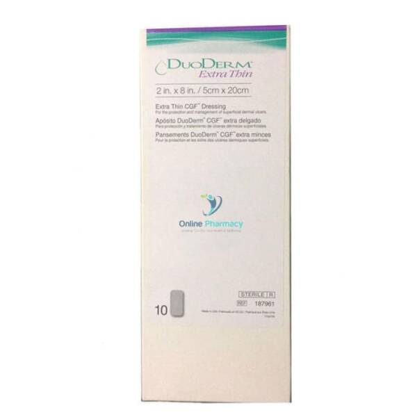 Duoderm Extra Thin Hydrocolloid Dressings S164 5cm X 20cm - 10 Pack