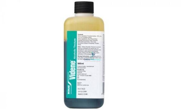 Ecolab Videne Iodine Alcoholic Tincture - 12 x 500ml