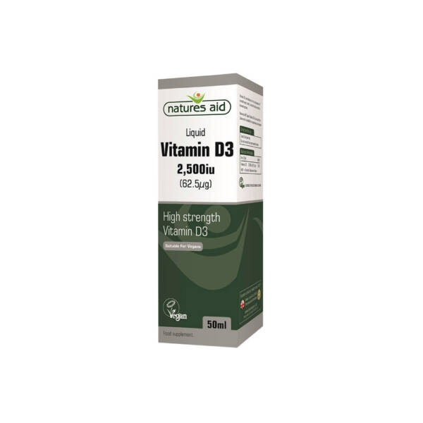 Natures Aid Vitamin D3 2500 IU