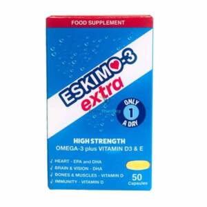 Eskimo Extra with Vitamin D3 - 50 Capsules