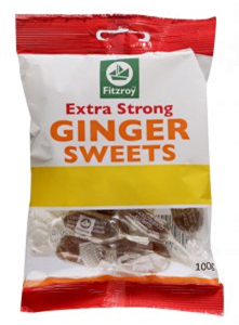 Extra Strong Ginger Sweets 100g